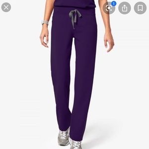 FIGS Livingston scrub pants, purple